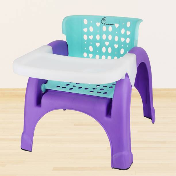R for Rabbit Jelly Bean 3-in-1 Baby Study / Shampoo & Kid Seating Chair with High Backrest Plastic Chair