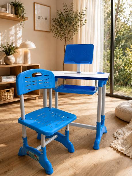 MY LITTLE TOWN Kids study Desk & Chair with Adjustable Height| 5-15 Years |Study table & chair engineered wood Desk Chair