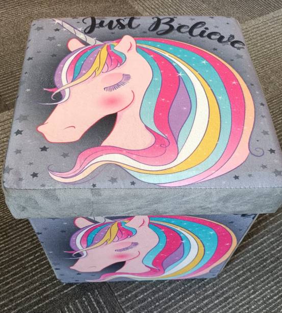 saikriti KIDS ORG Fabric Stool