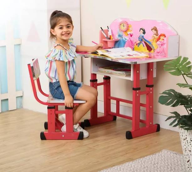 TOBY Multifunctional Kid's desk/ kids study Table & Chair Set /Bench, Metal Desk Chair