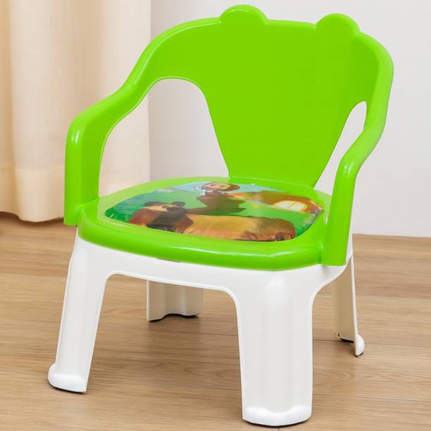 Toyify Kids chair |feeding, bathing & play | for 1 - 4 years old with cushion seating Plastic Chair