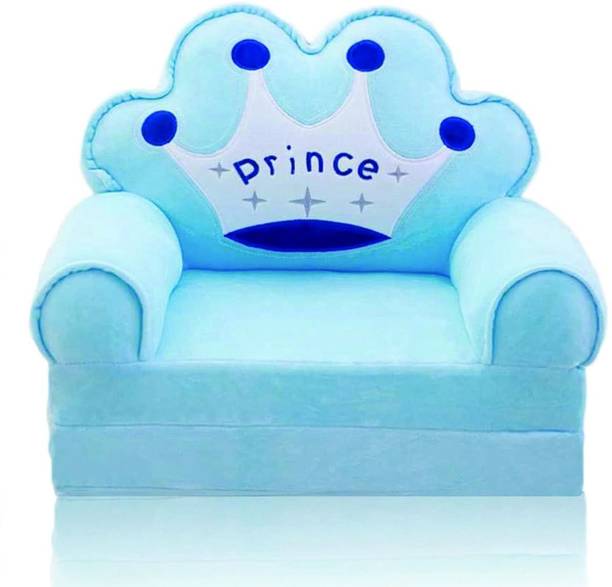 DECORWELL Princes Embroidered Fabric Sofa