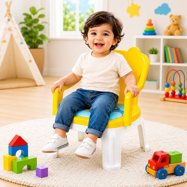 Toyify Toyify kids chair with cushion seating | 1-5 years Plastic Chair