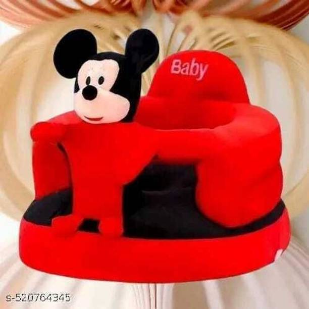 SHARAN CREATIONS Cute Mickey Stuffed Soft Toy Baby Seater Chair | Plush Sitting Chair for Kids Fabric Chair