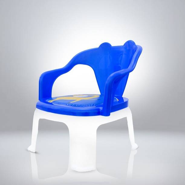 FUN WHEELS Comfortable Kids Plastic Chair for Study, Play & Sitting (Blue) Plastic Chair