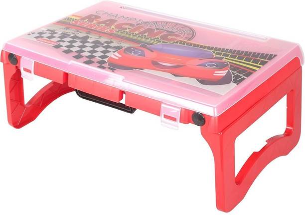 HALSEY Plastic Kids Study Desk- Portable Light Weight Desk-Foldable Study Desk Plastic Study Table