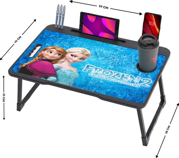 FurniGully Foldable multipurpose Table Wood Portable Laptop Table