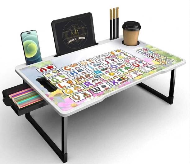 MAYKO & BAYKO MULTIPURPOSE US BINDING WOODEN STUDY TABLE & LAPTOP PORTABLE TABLE Solid Wood Study Table