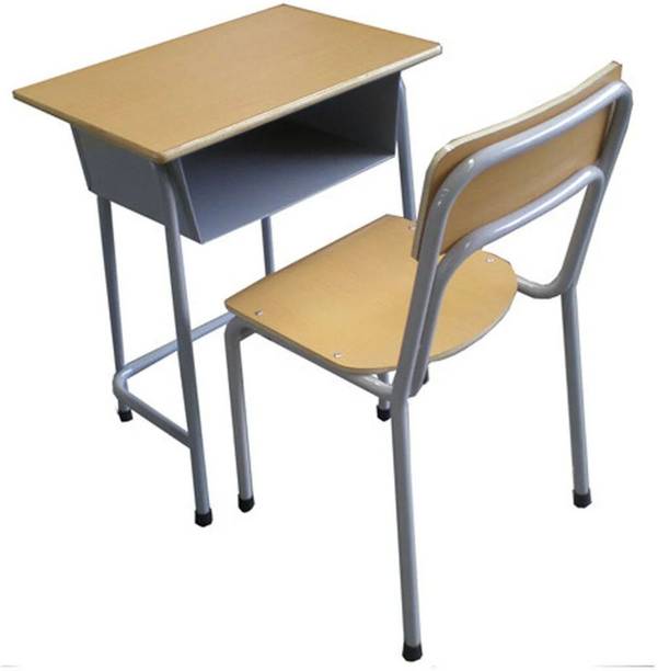 kidsdesk Kid's Study Desk and Chair set Height Adjustable Engineered Wood Study Table