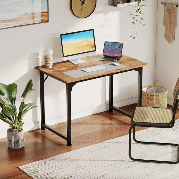 ARLAVYA Sturdy and Durable Metal Study Table | Office Table | Computer Table | Engineered Wood Study Table