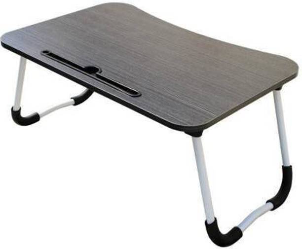 The Haridham Enterprise Multi-Purpose Laptop Desk for Study and Reading with Fold able Non-Slip Legs Wood Portable Laptop Table