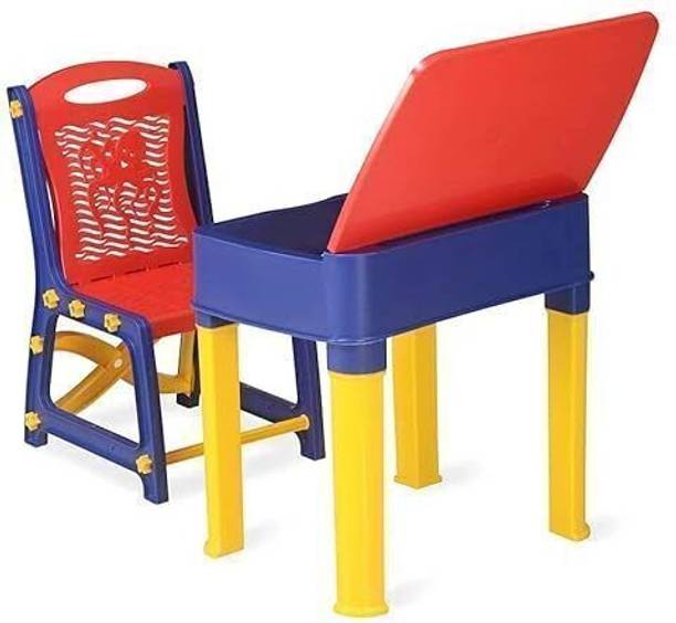 Sumoware study table Red color with chair 2-6 year old kids Plastic Study Table