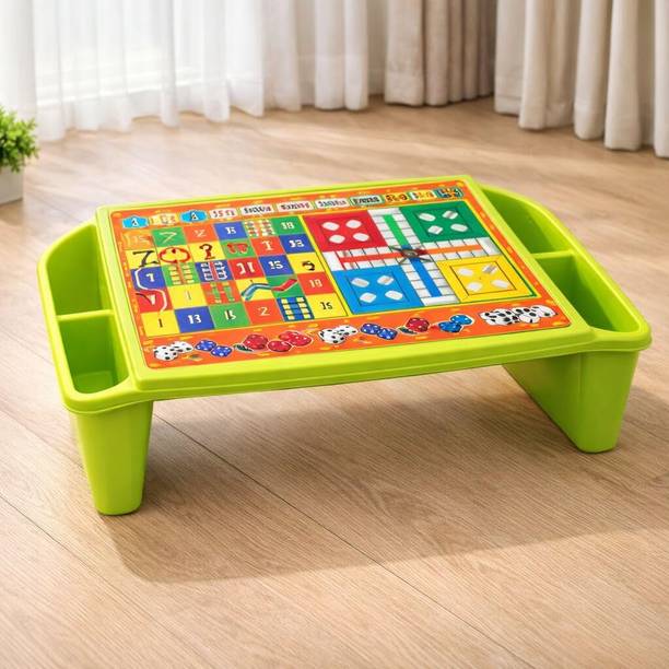 Babyjoys Babyjoys Kids Multipurpose playing Study Table Plastic with Side Storage Desk Plastic Study Table