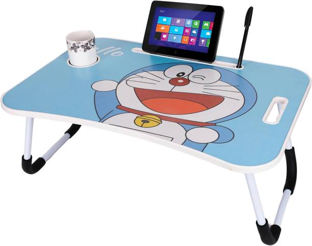SHREE HARI QUALITY FIRST Doraemon Cartoon Kids Foldable Table For Study & Work, Best for Work Home Solid Wood Study Table