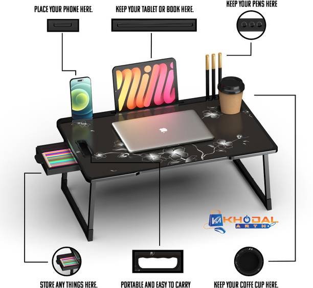 MITHILA Plastic Portable Laptop Table