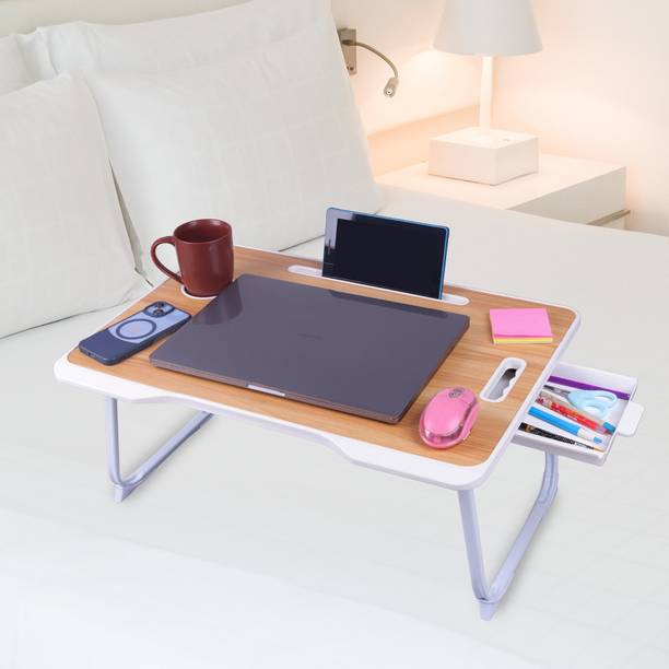 SHREE HARI QUALITY FIRST Portable & Foldable Study Table for Kids | Work from Home Table | Sturdy Design Wood Portable Laptop Table