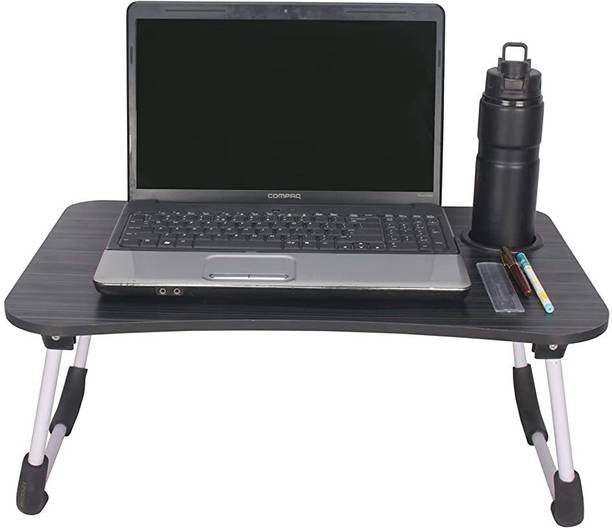 DND NX Multi-Purpose Laptop Desk for Study and Reading with Fold able Non-Slip Legs Wood Portable Laptop Table