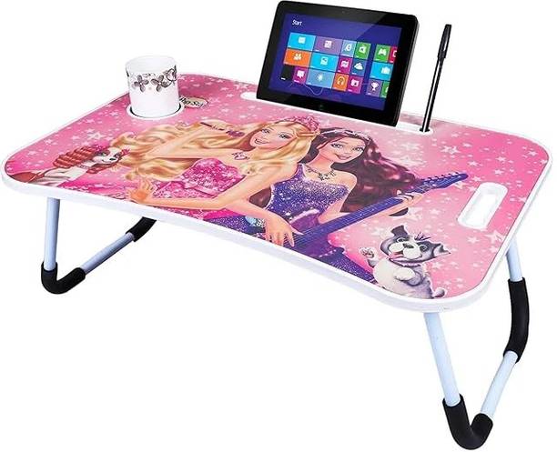 DND NX Barbie Pink foldable wooden study kid table Solid Wood Study Table
