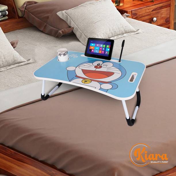 WIFTY Doremon Prints Protable Foldable Table for Study & Work, Best for Work Home Wood Portable Laptop Table