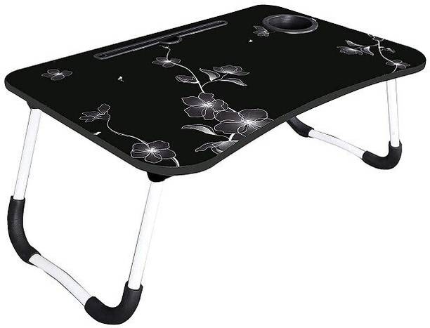 AVI CREATION Multipurpose Foldable with Cup Holder, Study , Bed Metal Portable Laptop Table