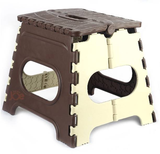 JUNIOR JOE 12 Inches Kids Portable Collapsible Plastic Folding Step Stool With Handle for Bathroom Bedroom Kitchen Stool Plastic Picnic Table