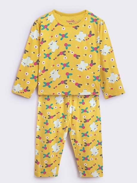 Hopscotch Girls Casual T-shirt Pyjama