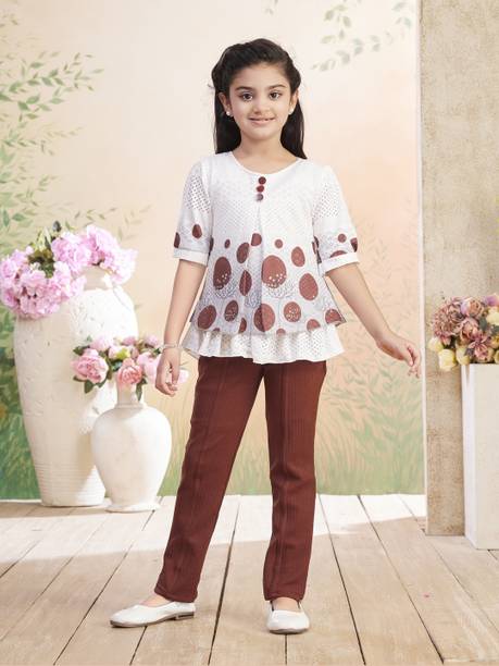 HERE&NOW Girls Casual Top Pant