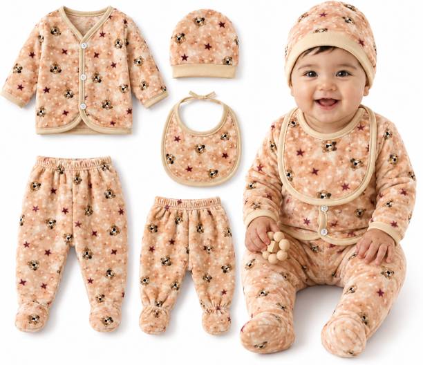 Kifayati Daam Baby Boys & Baby Girls Casual Top Pyjama