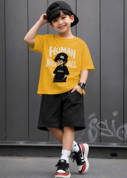 BuckleMen Baby Boys Casual T-shirt Shorts