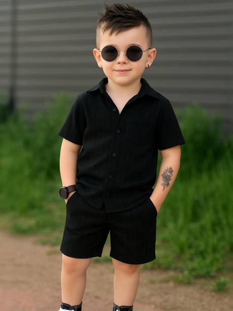 Baby Boys Casual Shirt Shorts
