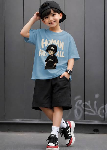 BuckleMen Baby Boys Casual T-shirt Shorts