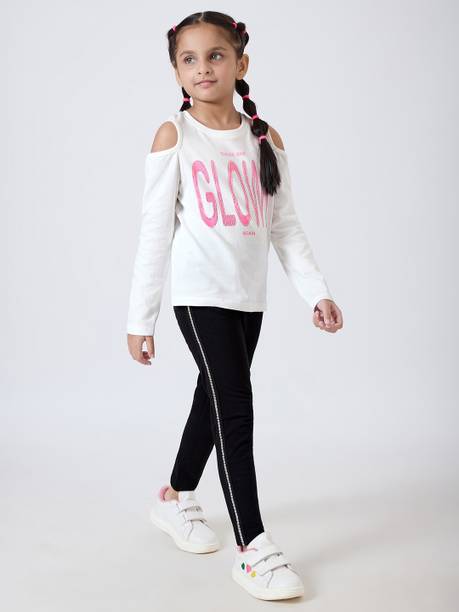Hopscotch Girls Casual T-shirt Legging