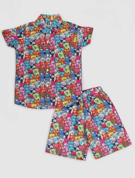 ALANTA Baby Boys Casual Shirt Shorts