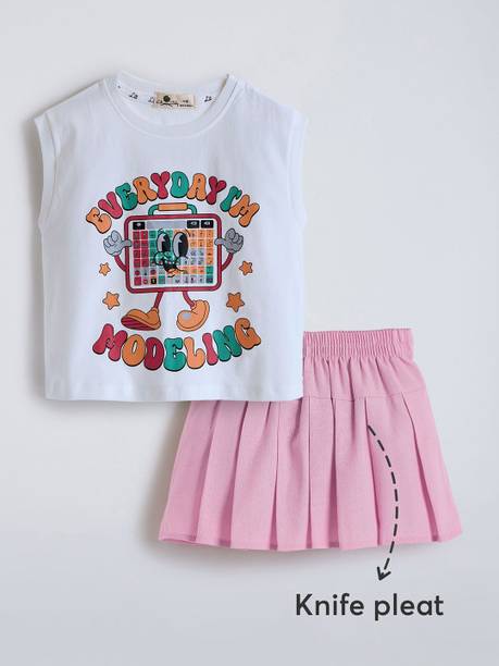 Hopscotch Girls Casual T-shirt Skirt