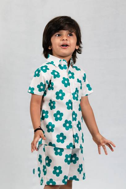ALANTA Baby Boys Casual Shirt Shorts