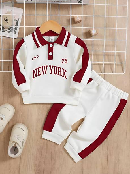 Baby Boys & Baby Girls Casual T-shirt Track Pants
