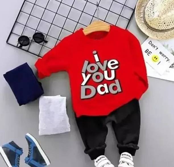SHINING4 Baby Boys & Baby Girls Party(Festive) T-shirt Pyjama