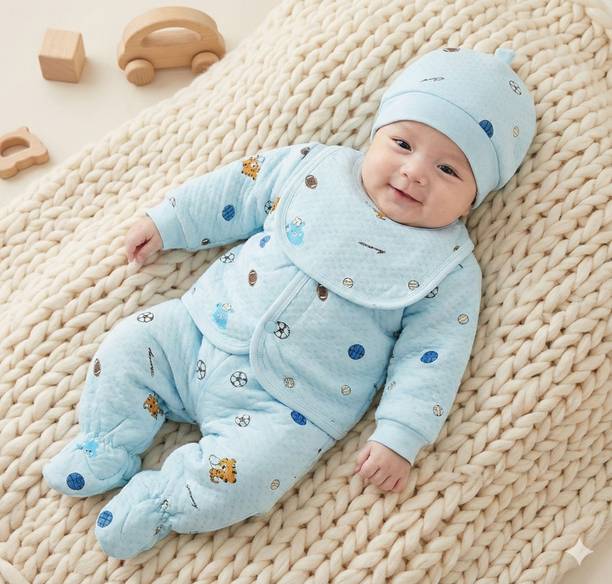 Baby Boys & Baby Girls Casual Vest Pyjama
