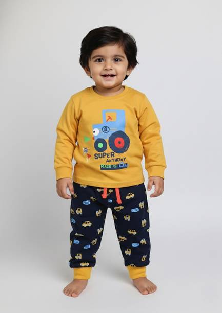 Boys Casual T-shirt Track Pants