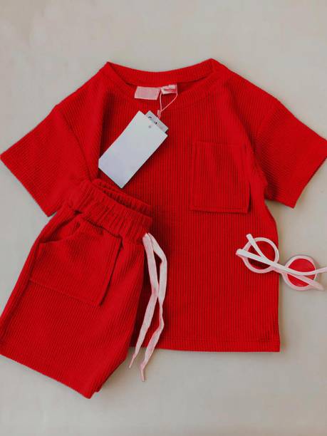 Baby Boys & Baby Girls Party(Festive) T-shirt Shorts