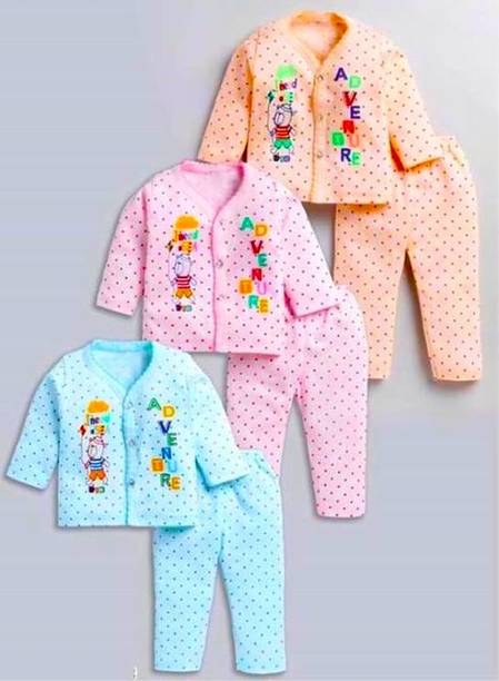 Shyamcollections Baby Boys & Baby Girls Casual T-shirt Pyjama