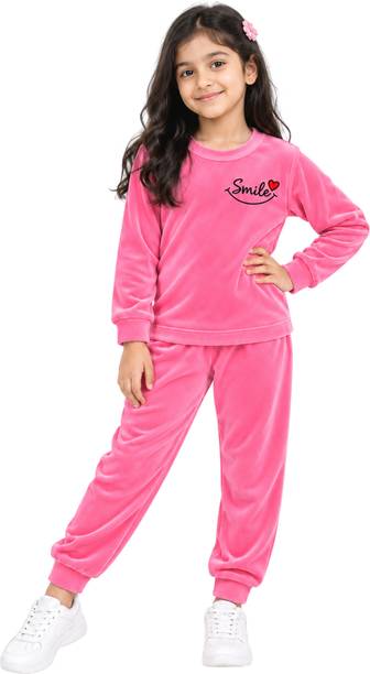 Yk Girls Casual Sweatshirt Track Pants