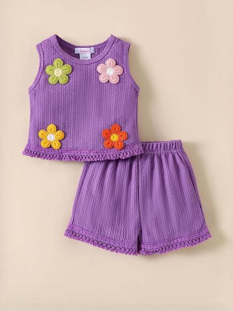 Hopscotch Girls Casual T-shirt Shorts