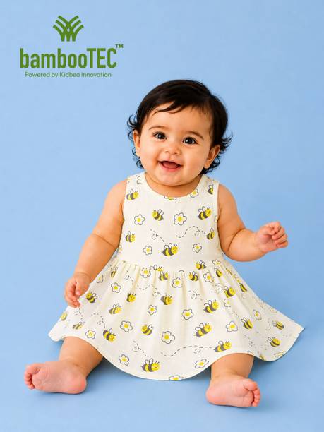 Kidbea Baby Girls Midi/Knee Length Casual Dress