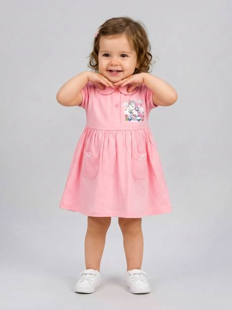 honeyB Baby Girls Midi/Knee Length Casual Dress