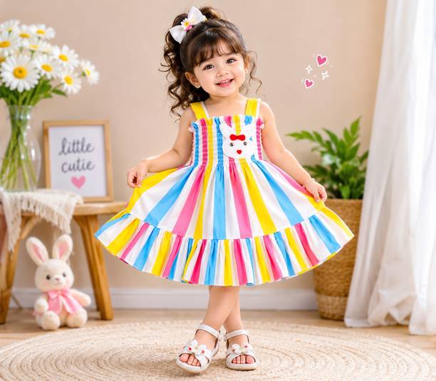 Classic Creations Baby Girls Midi/Knee Length Casual Dress