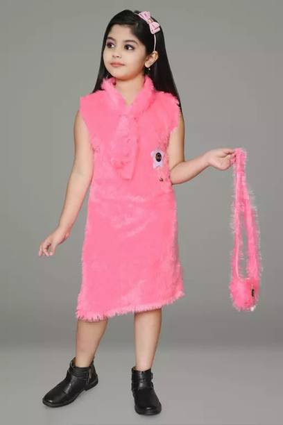 Sajjat Dresses Girls Below Knee Party Dress