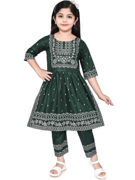 Sajjat Dresses Girls Below Knee Party Dress