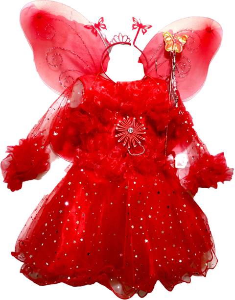 Girls Midi/Knee Length Festive/Wedding Dress