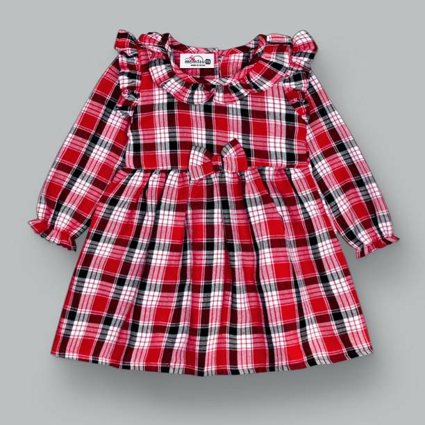 mustmom Baby Girls Midi/Knee Length Casual Dress
